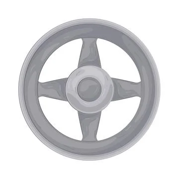 Illustration of  car wheel Stock Illustration