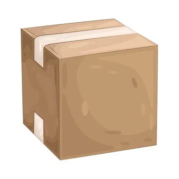 Illustration of Cardboard Stock Illustration