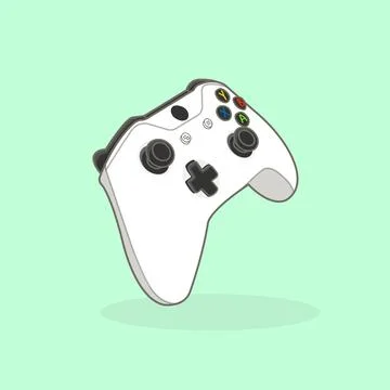 Illustration of a cartoon game controller Stock Illustration