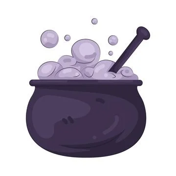 Illustration of Cauldron Stock Illustration