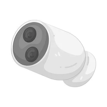 Illustration of CCTV Stock Illustration