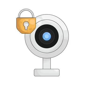 Illustration of CCTV 库存插图