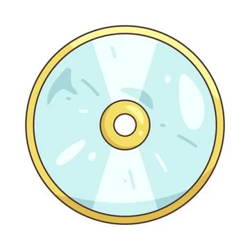Illustration of CD Stock Illustration