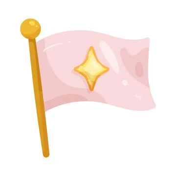 Illustration of celebration flag Illustrazione stock
