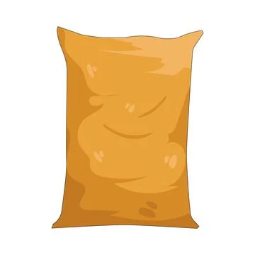 Illustration of cement bag 스톡 일러스트