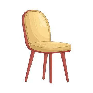 Illustration of chair Stock Illustration