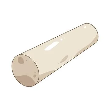 Illustration of chalk stick Stock Illustration