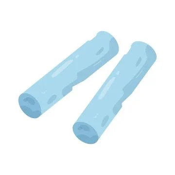 Illustration of chalk sticks Stock Illustration