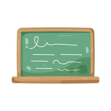 Illustration of chalkboard Stock Illustration
