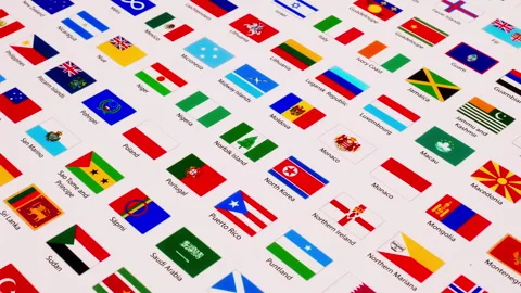 An illustration chart or poster in a diagonal position revealing different Stock Footage 252660728