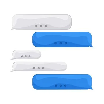 Illustration of chat Illustrazione stock