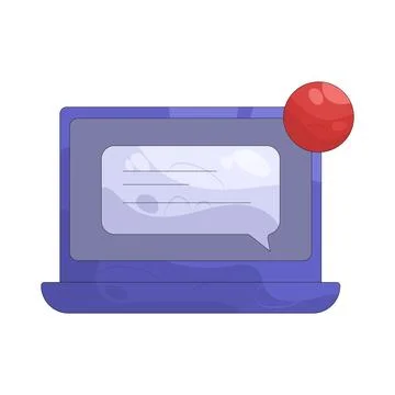 Illustration of Chat 스톡 일러스트