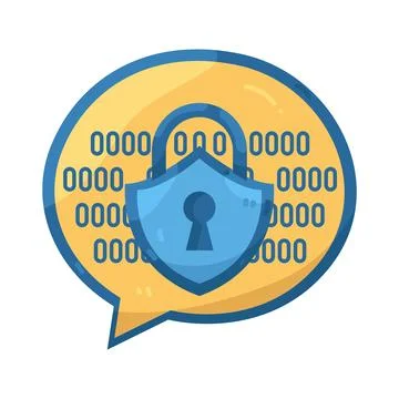 Illustration of Chat lock Stock Illustration