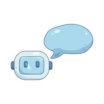 Illustration of chatbot Stock Illustration