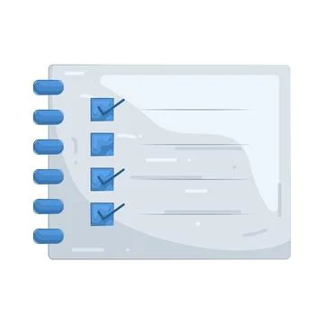 Illustration of Checklist Stock Illustration