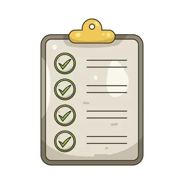 Illustration of checklist イラスト素材