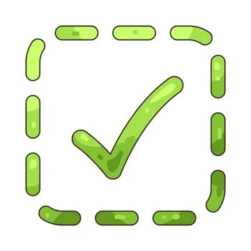 Illustration of checkmark Stock Illustration