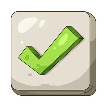 Illustration of checkmark Stock Illustration