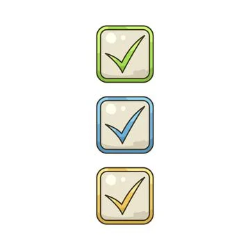 Illustration of checkmark Stock Illustration