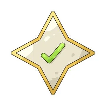 Illustration of checkmark 스톡 일러스트