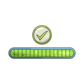 Illustration of checkmark Stock Illustration