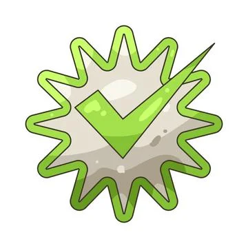 Illustration of checkmark 스톡 일러스트