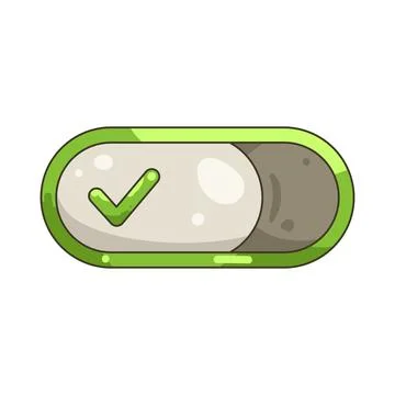 Illustration of checkmark Illustrazione stock