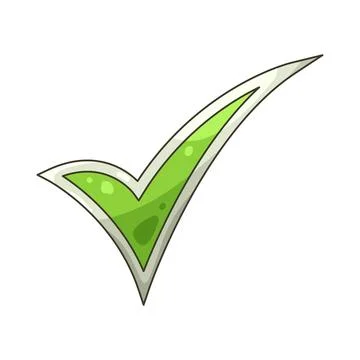 Illustration of checkmark Stock Illustration