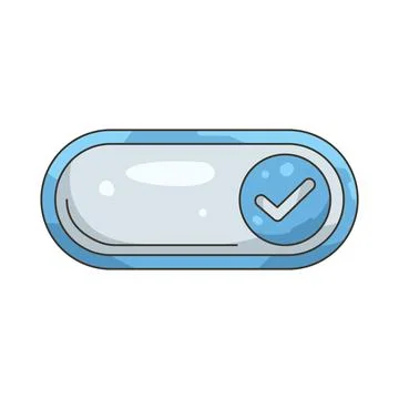 Illustration of checkmark Illustrazione stock