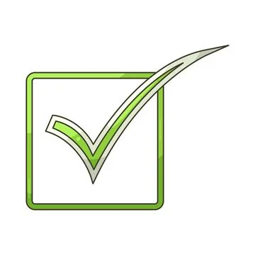 Illustration of checkmark Stock Illustration