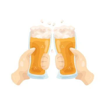 Illustration of cheers Stock Illustration