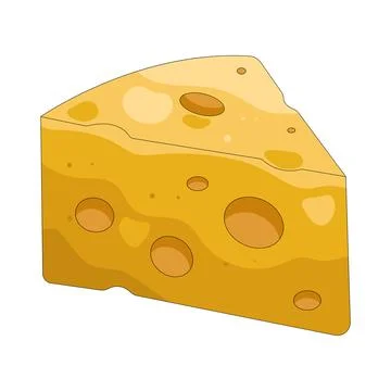 Illustration of Cheese Stock Illustration