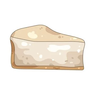 Illustration of cheesecake slice イラスト素材