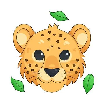 Illustration of cheetah Stock Illustration
