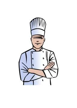 Illustration of chef Stock Illustration