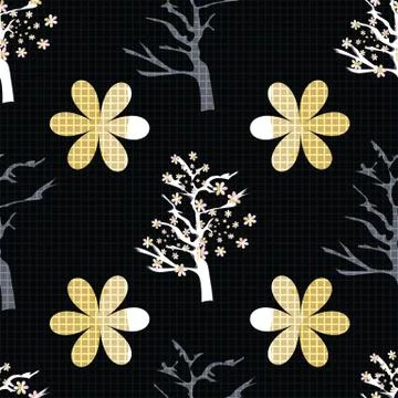 Illustration of cherry blossoms Stock Illustration