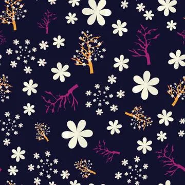 Illustration of cherry blossoms Stock Illustration