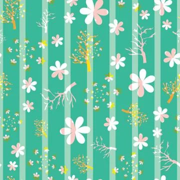 Illustration of cherry blossoms Stock Illustration