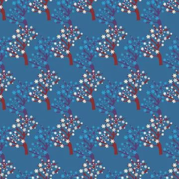 Illustration of cherry blossoms Stock Illustration