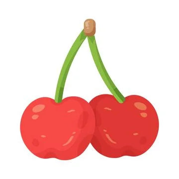Illustration of cherry Illustrazione stock