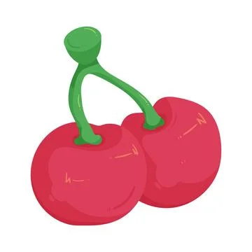 Illustration of cherry Illustrazione stock