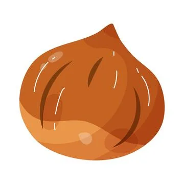 Illustration of chestnut Stock Illustration