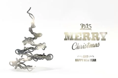 Illustration of christmas tree Stock Illustration