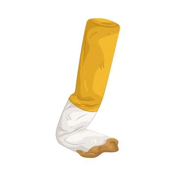 Illustration of cigarette Stock Illustration