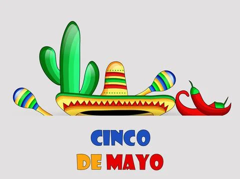 Illustration of Cinco De Mayo background イラスト素材