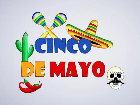 Illustration of Cinco De Mayo background イラスト素材