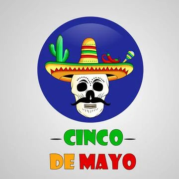 Illustration of Cinco De Mayo background イラスト素材