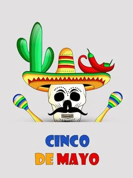 Illustration of Cinco De Mayo background イラスト素材