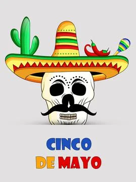 Illustration of Cinco De Mayo background イラスト素材