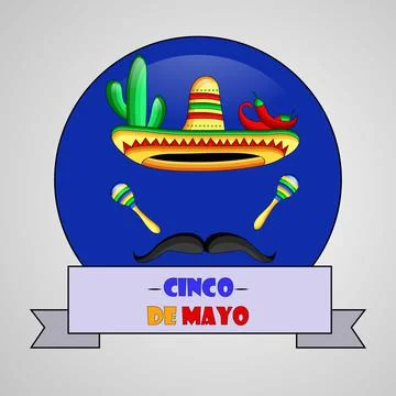 Illustration of Cinco De Mayo background イラスト素材